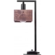 Dakota lampka stołowa czarno / brązowa E27 50160 Sigma