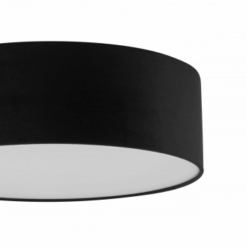 Soft L Ø50cm lampa sufitowa 2xE27 czarna 40652