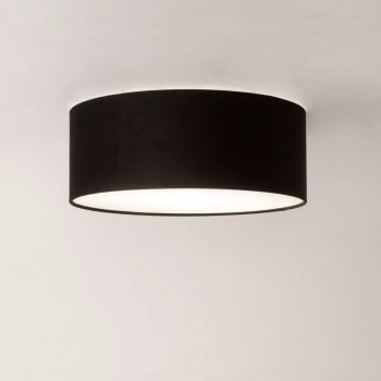 Soft M Ø40cm lampa sufitowa 2xE27 czarna 40648