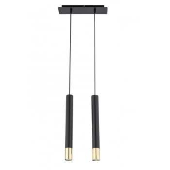 Sopel grand 2 lampa wisząca 2xGU11 LED 33394 czarna srebrna złota Sigma