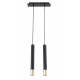 Sopel grand 2 lampa wisząca 2xGU11 LED 33394 czarna srebrna złota Sigma