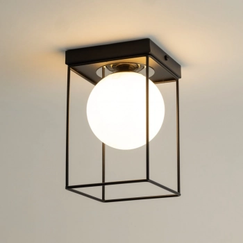 Aroma 1 lampa sufitowa 1xG9 czarna, srebrna 40706