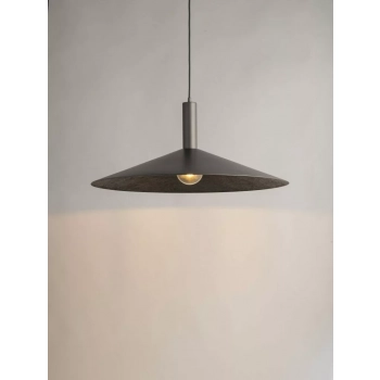 Capri M lampa wisząca 1xE27 srebrna 41013