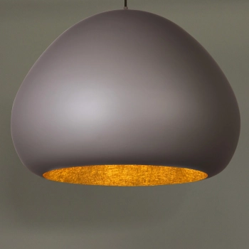 Lava lampa wisząca  1xE27 taupe złota 41080