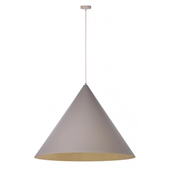 Vesuvio L lampa wisząca 1xE27 taupe złota 41059 Sigma