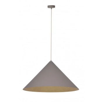 Vesuvio M lampa wisząca 1xE27 taupe złota 41057 Sigma