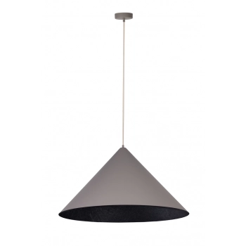 Vesuvio M lampa wisząca 1xE27 taupe czarna 41062 Sigma