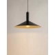 Capri S lampa wisząca 1xE27 czarna złota 41010