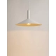 Capri S lampa wisząca 1xE27 biała złota 41014