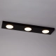 Hero 3 lampa sufitowa 3xGX53 czarna 40921