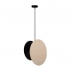 Tola 1 lampa wisząca 1xE27 40894 czarna, brzoza Sigma