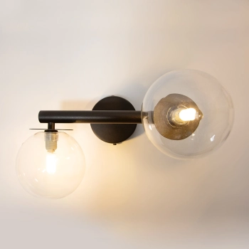 Avola kinkiet 2xG9 41487 czarny