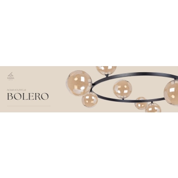 Bolero lampa wisząca 9xG9 41323 czarna