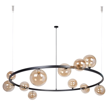 Bolero lampa wisząca 12xG9 41324 czarna Sigma Lighting