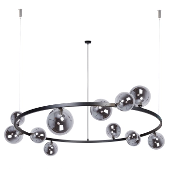 Bolero lampa wisząca 12xG9 41327 czarna Sigma Lighting