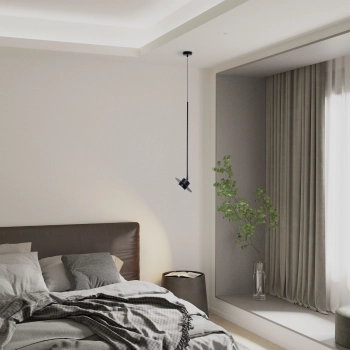 Charlie lampa wisząca 1Gx53 41296 czarna