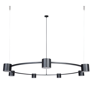 Kodo lampa wisząca 7xGx53 41336 czarna Sigma Lighting