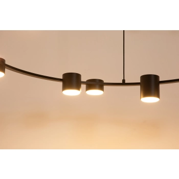 Kodo lampa wisząca 12xGx53 41339 czarna