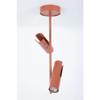 Leda lampa sufitowa 2xGU10 41147 ceglana