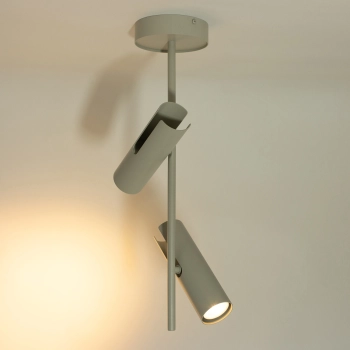 Leda lampa sufitowa 2xGU10 41148 szary beż