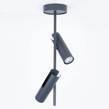 Leda lampa sufitowa 2xGU10 41151 grafit