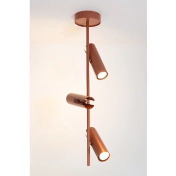Leda lampa sufitowa 3xGU10 41152 ceglana