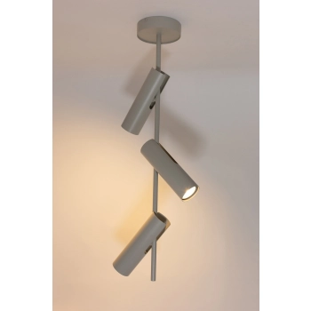 Leda lampa sufitowa 3xGU10 41153 szary beż