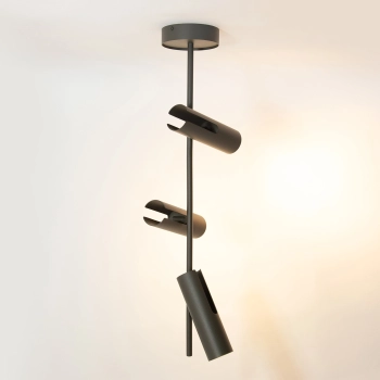 Leda lampa sufitowa 3xGU10 41155 ciemna oliwka