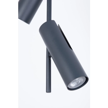 Leda lampa sufitowa 3xGU10 41156 grafit