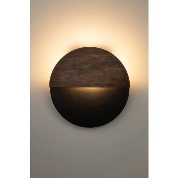 Luna kinkiet LED 7W 3000K 350lm 40860 czarny, venge