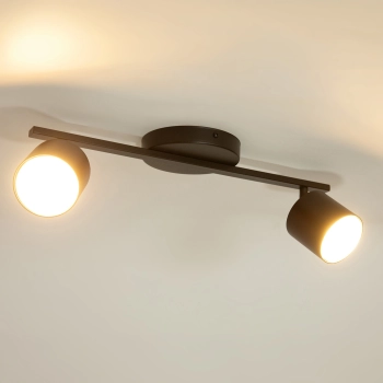 Mila lampa sufitowa 2xGx53 41341 czarna