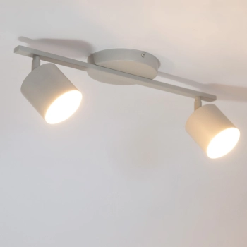 Mila lampa sufitowa 2xGx53 41353 szary beż