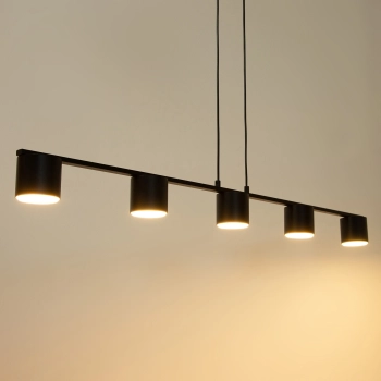 Mila lampa wisząca 5xGx53 41345 czarna
