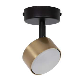 Nemo lampa sufitowa 1xGx53 41084 czarna, złoty szczotkowany Sigma Lighting