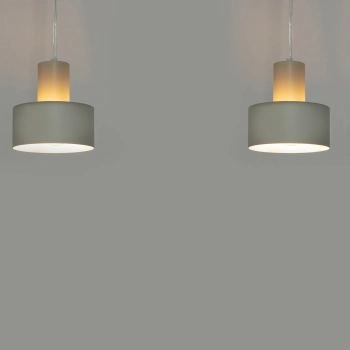 Rif lampa wisząca 2xE27 41158 szary beż