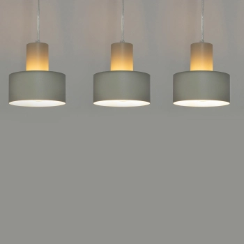Rif lampa wisząca 3xE27 41163 szary beż