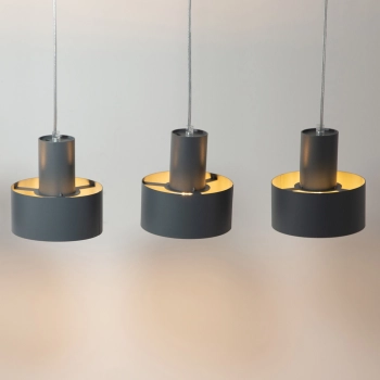 Rif lampa wisząca 3xE27 41166 grafit