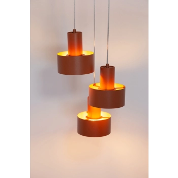 Rif lampa wisząca 3xE27 41167 ceglana