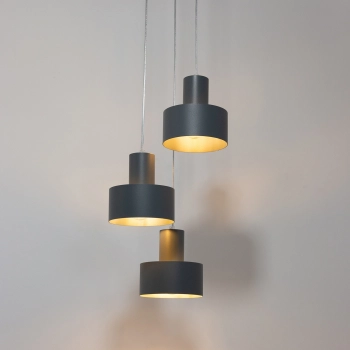 Rif lampa wisząca 3xE27 41171 grafit
