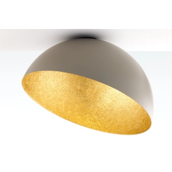 Sfera lampa sufitowa 1xE27 41519 taupe złota Sigma Lighting