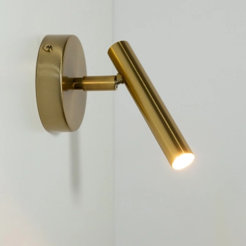 Sopel kinkiet 1xG9 41511 złoty szczotkowany