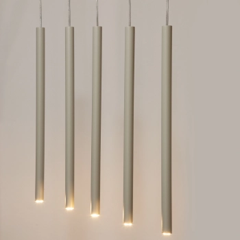 Sopel lampa wisząca 5xG9 41456 szary beż