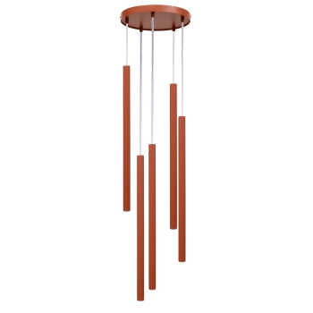 Sopel lampa wisząca 5xG9 41459 koło ceglany Sigma Lighting