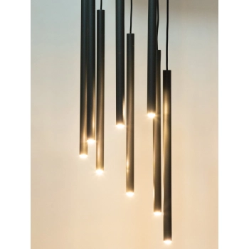 Sopel lampa wisząca 8xG9 41465 ciemna oliwka