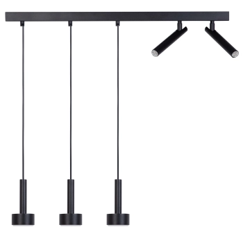 Stamp lampa wisząca 3xGx53 2xG9 41247 czarna Sigma Lighting