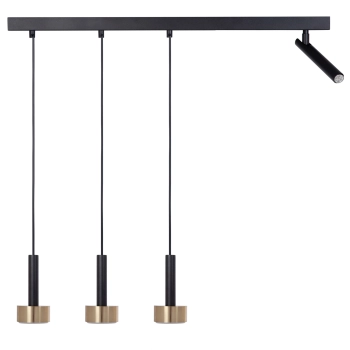 Stamp lampa wisząca 3xGx53 1xG9 41253 czarna Sigma Lighting