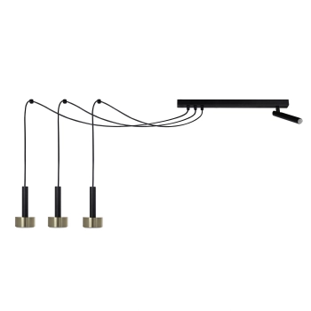 Stamp lampa wisząca 3xGx53 1xG9 41257 czarna Sigma Lighting