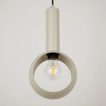 Vitrum lampa wisząca 1xE27 41105 szary beż
