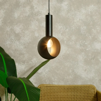 Vitrum lampa wisząca 1xE27 41108 czarna Sigma Lighting