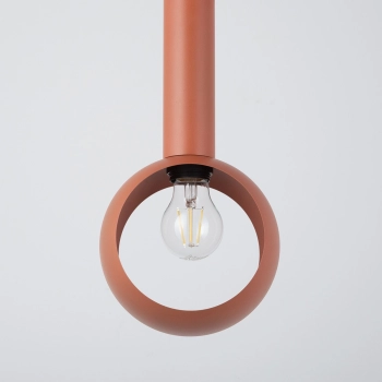 Vitrum lampa wisząca 1xE27 41117 ceglana Sigma Lighting